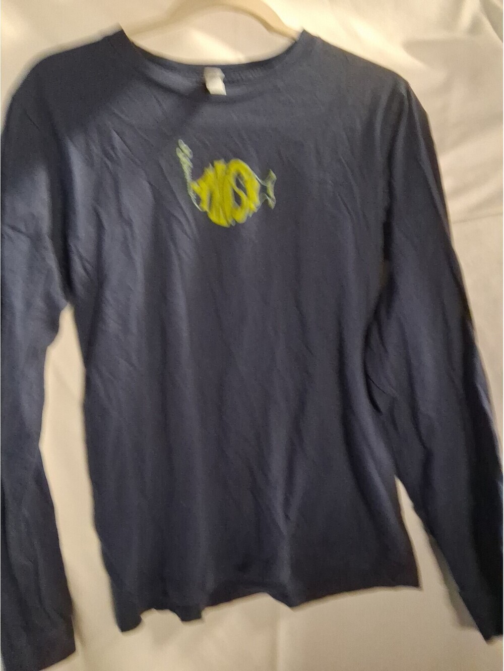 Phish Tour 2009 Long Sleeve Shirt Mens Small Navy Blue Vintage hobo N2